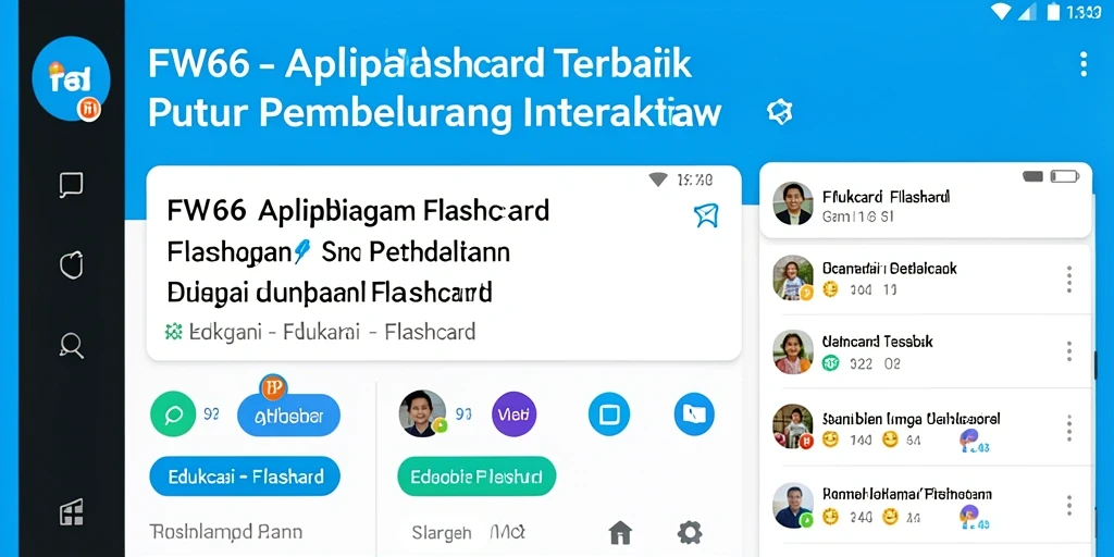 Tampilan antarmuka yang intuitif dan interaktif dari FW66.