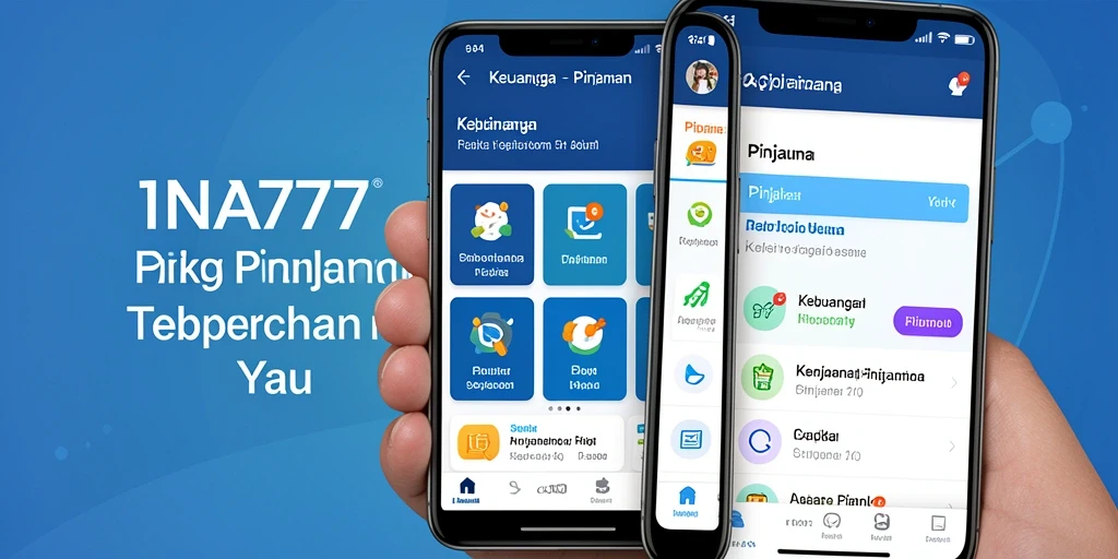 Tampilan antarmuka aplikasi Pinjaman INA777 yang modern dan user-friendly.
