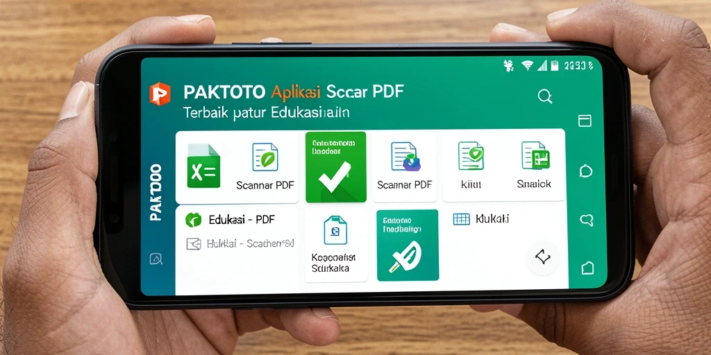 Antarmuka PAKTOTO yang mudah digunakan untuk Scanner PDF.