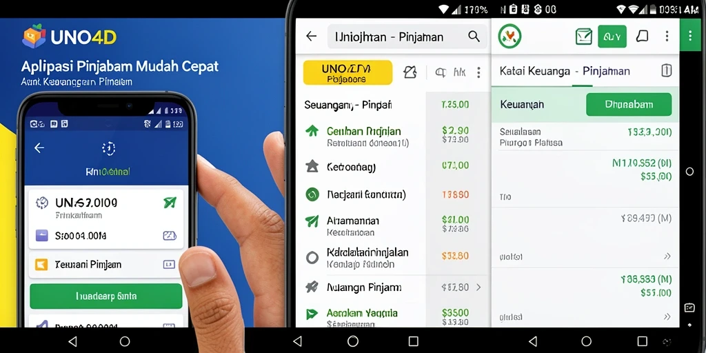 Antarmuka aplikasi UNO4D yang modern dan fungsional.